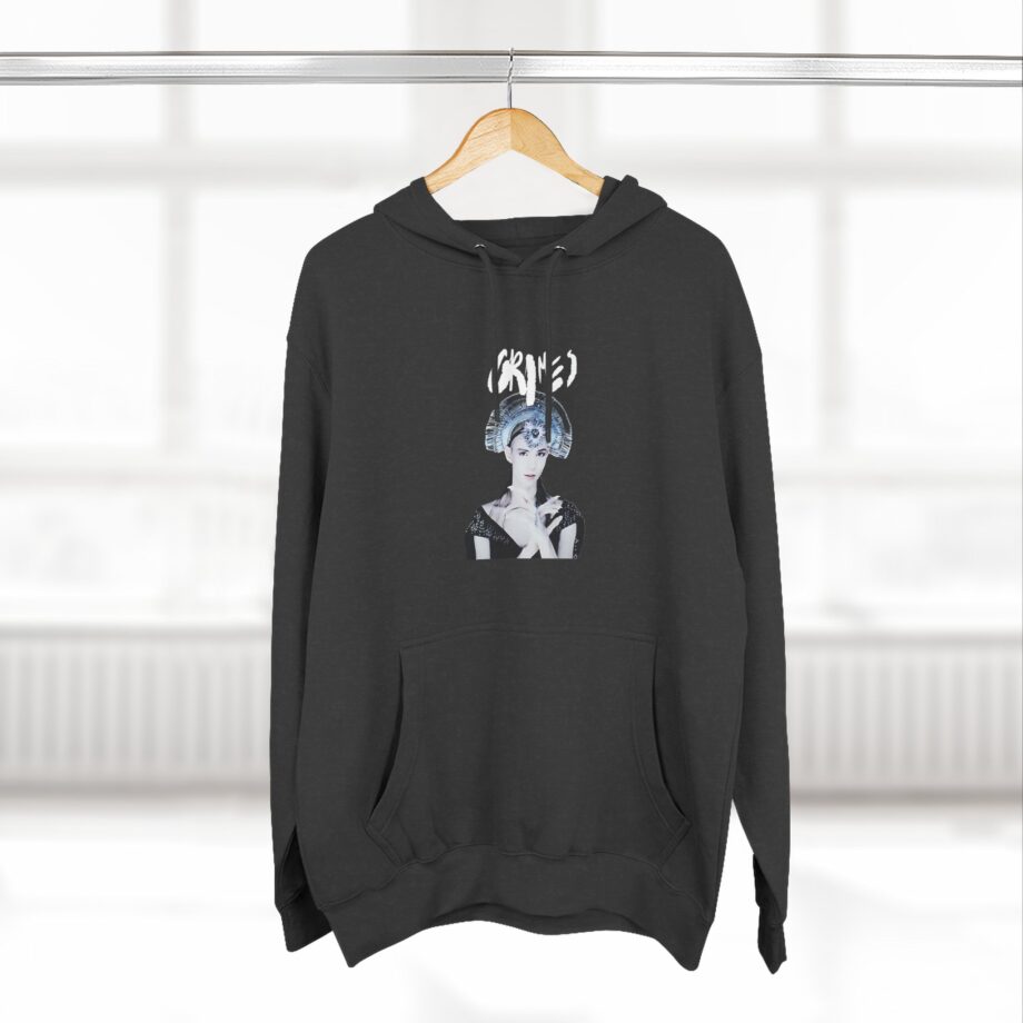Grimes Head Dress Three-panel Fleece Hoodie