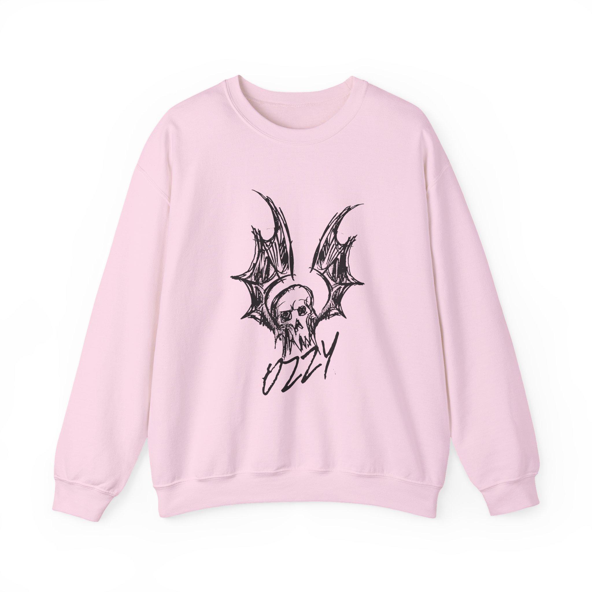 Ozzy Osbourne Bat Sketch Unisex Heavy Blendâ„¢ Crewneck Sweatshirt