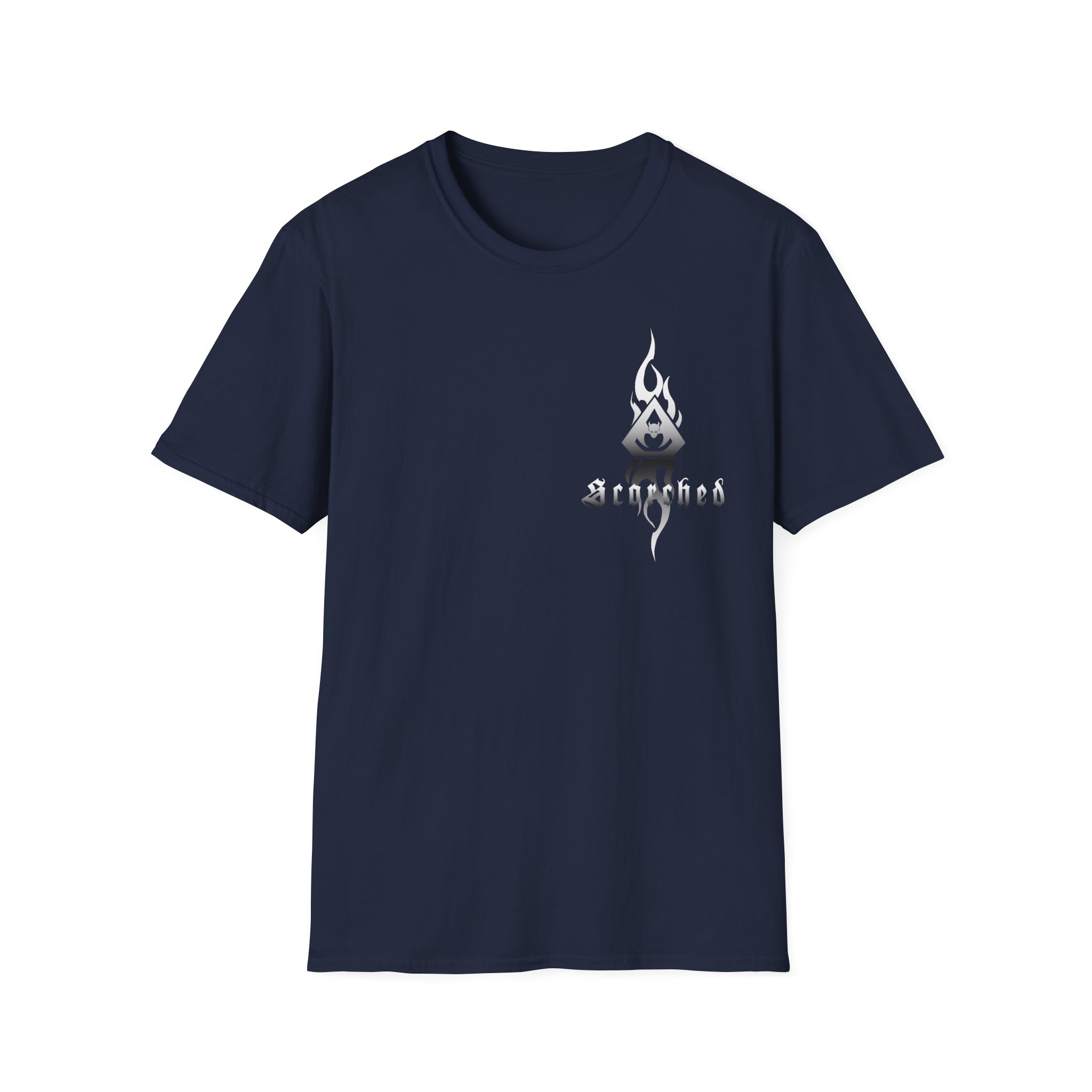 Overkill Scorched Stretched Logo Unisex Softstyle T-Shirt
