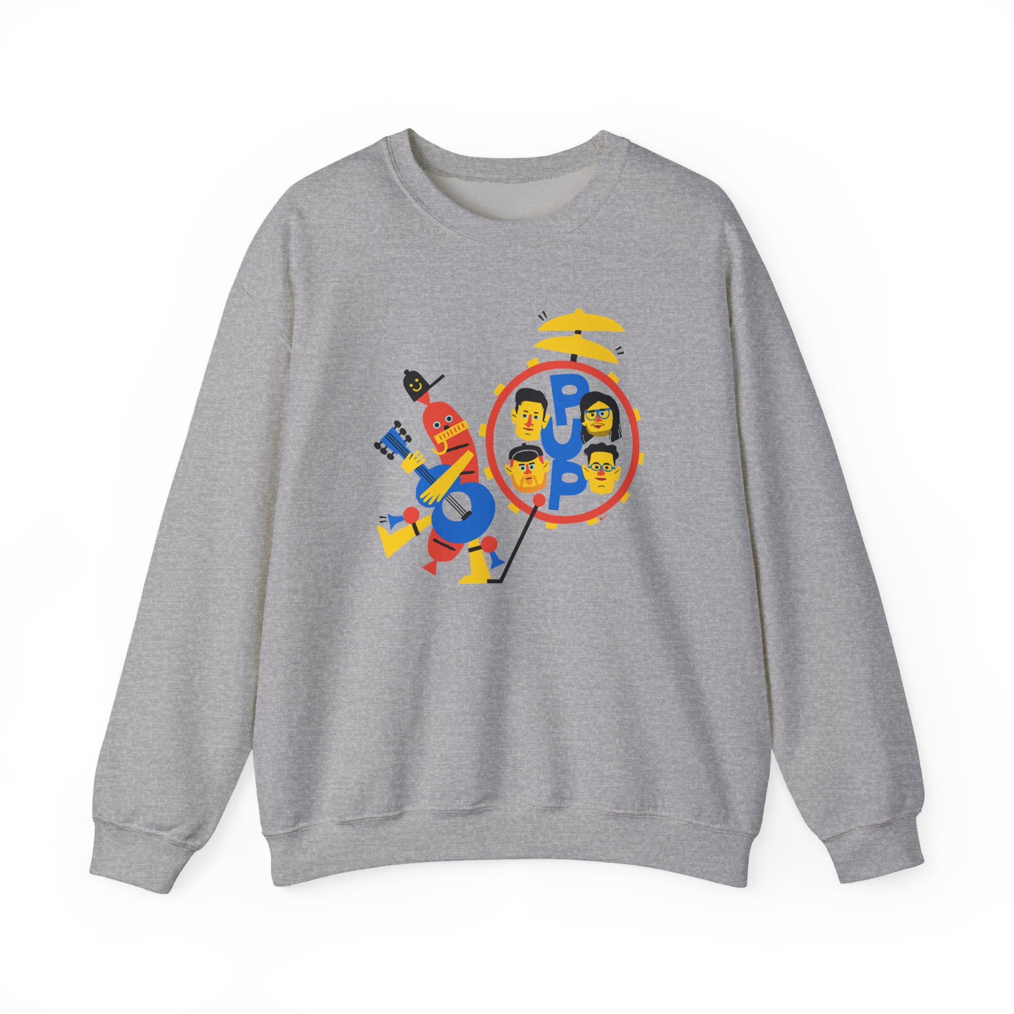 Pup Band of Wiener Unisex Heavy Blendâ„¢ Crewneck Sweatshirt
