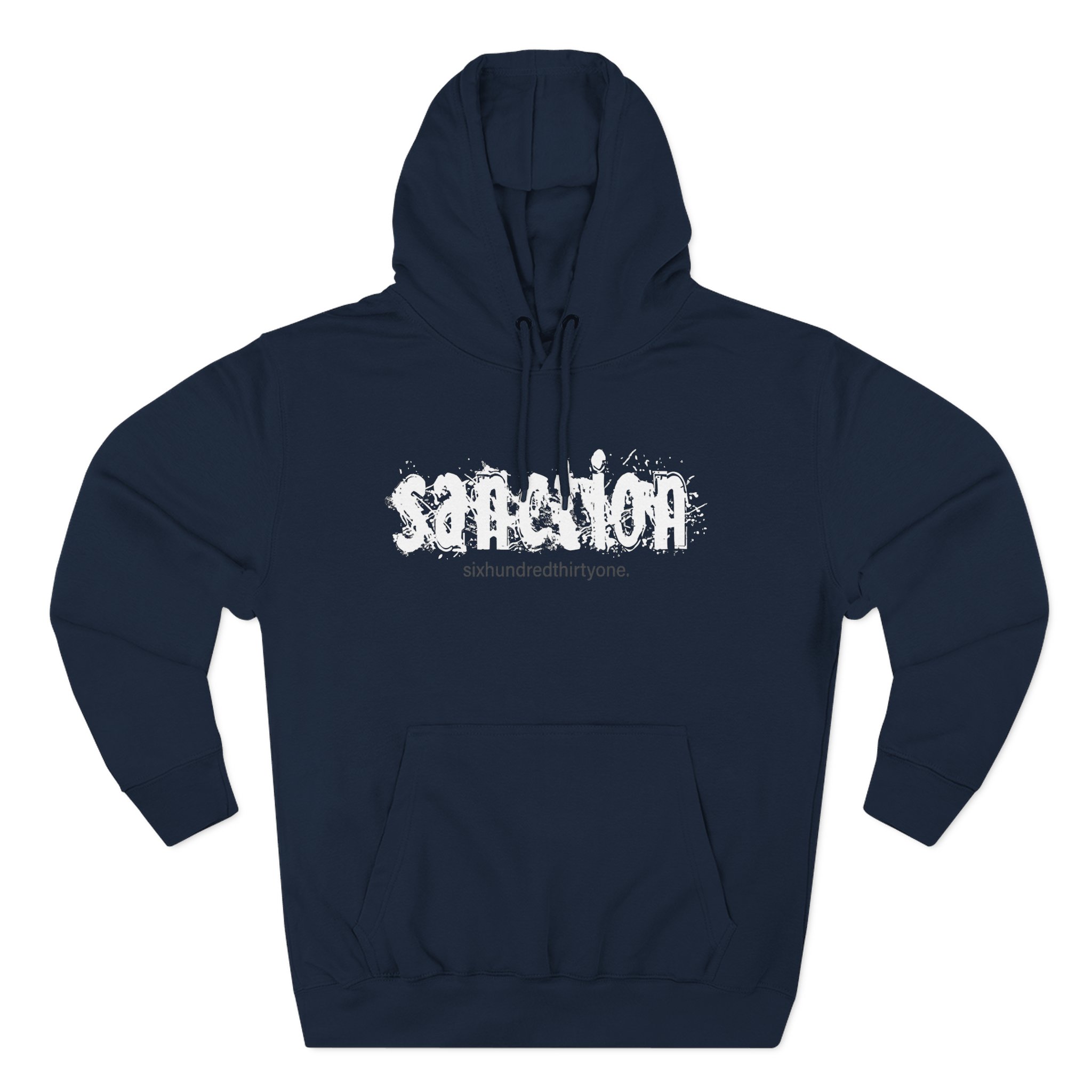 Sanction Logo Three-Panel Fleece Hoodie