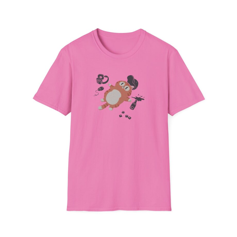 Lirik Gamed Out Cat Unisex Softstyle T-Shirt