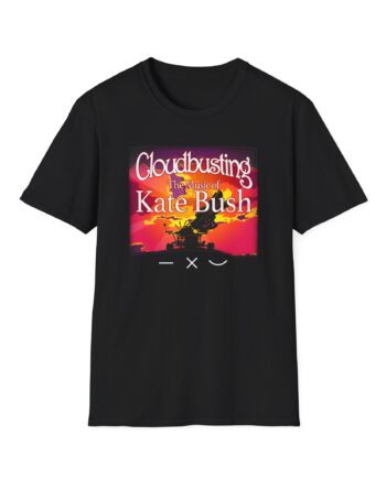 Kate Bush Line Cross Curve Unisex Softstyle T-Shirt