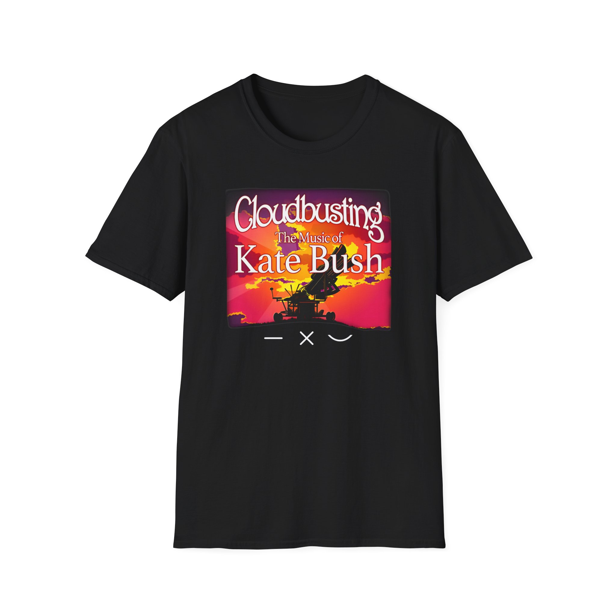 Kate Bush Line Cross Curve Unisex Softstyle T-Shirt