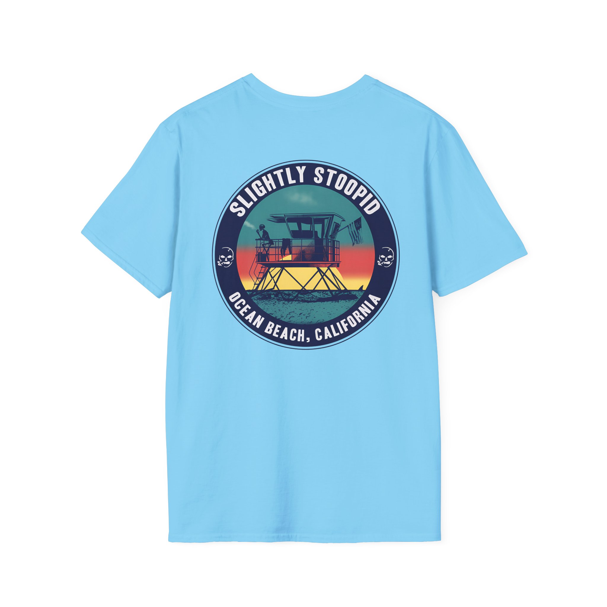 Slightly Stoopid Lifeguard Raglan Unisex Softstyle T-Shirt