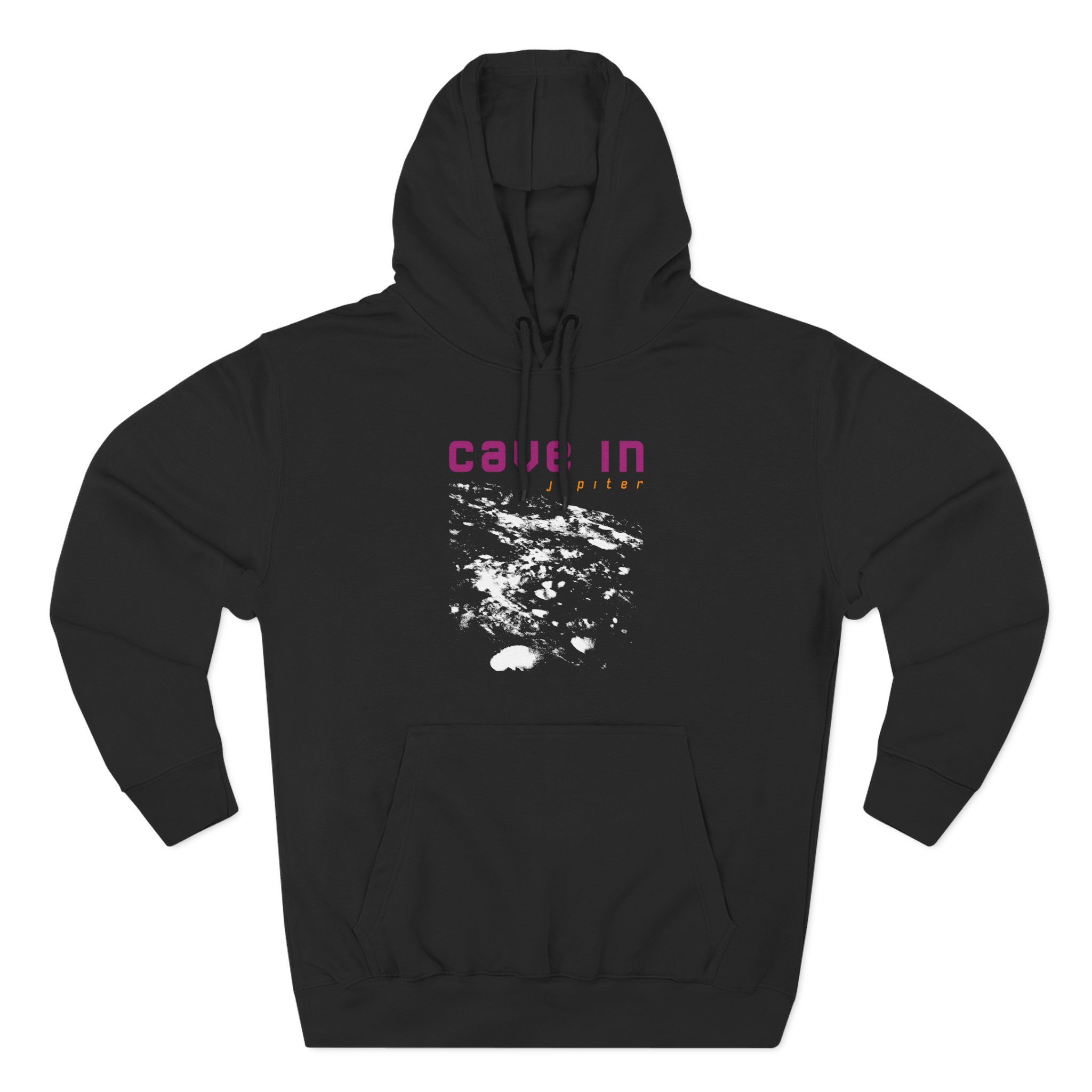 Cave in Crater Three-Panel Fleece Hoodie