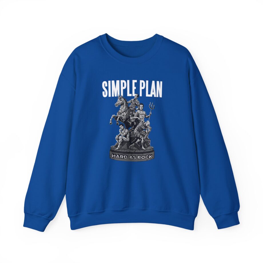 Simple Plan Hard as Rock Unisex Heavy Blend™ Crewneck Sweatshirt