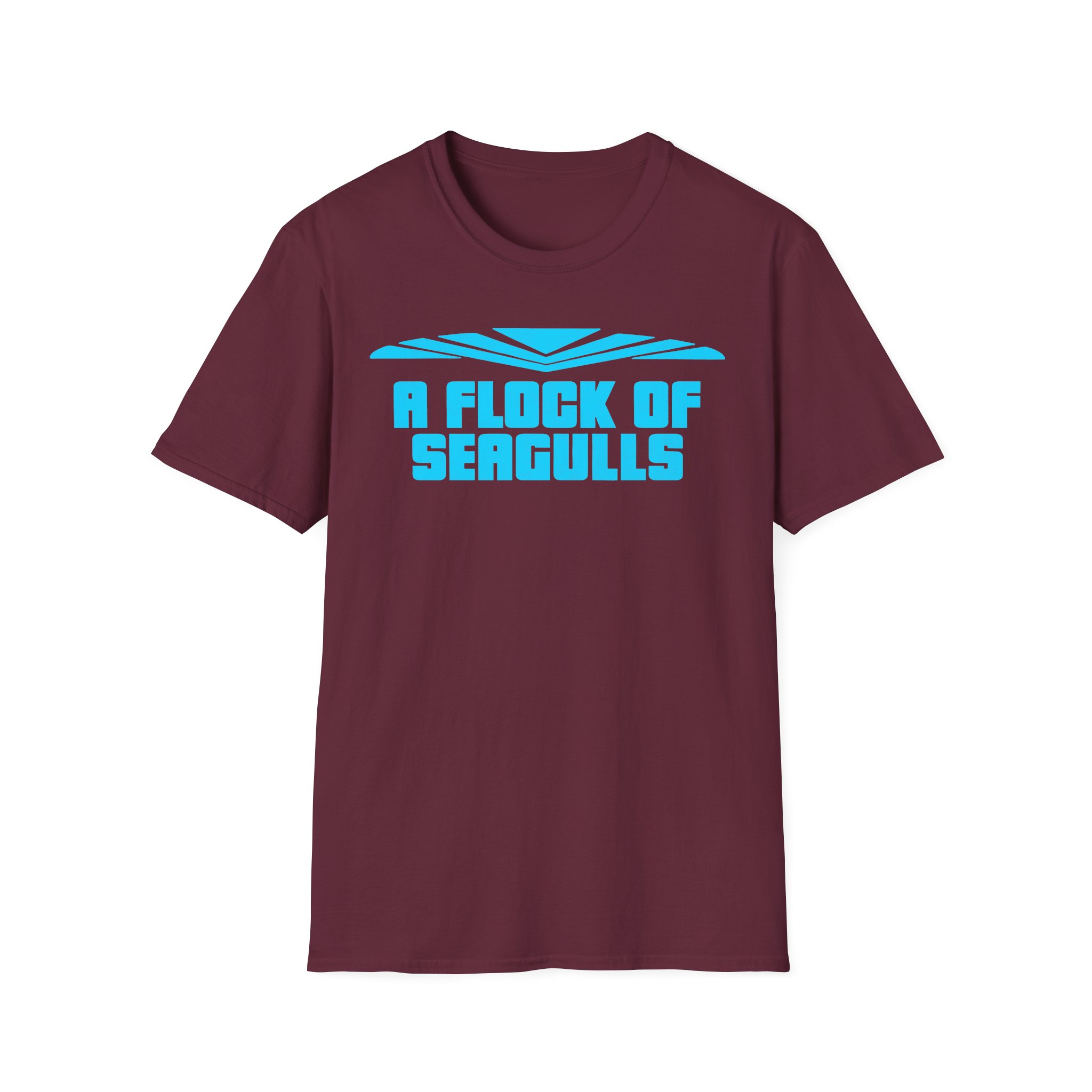 A Flock of Seagulls Logo Unisex Softstyle T-Shirt