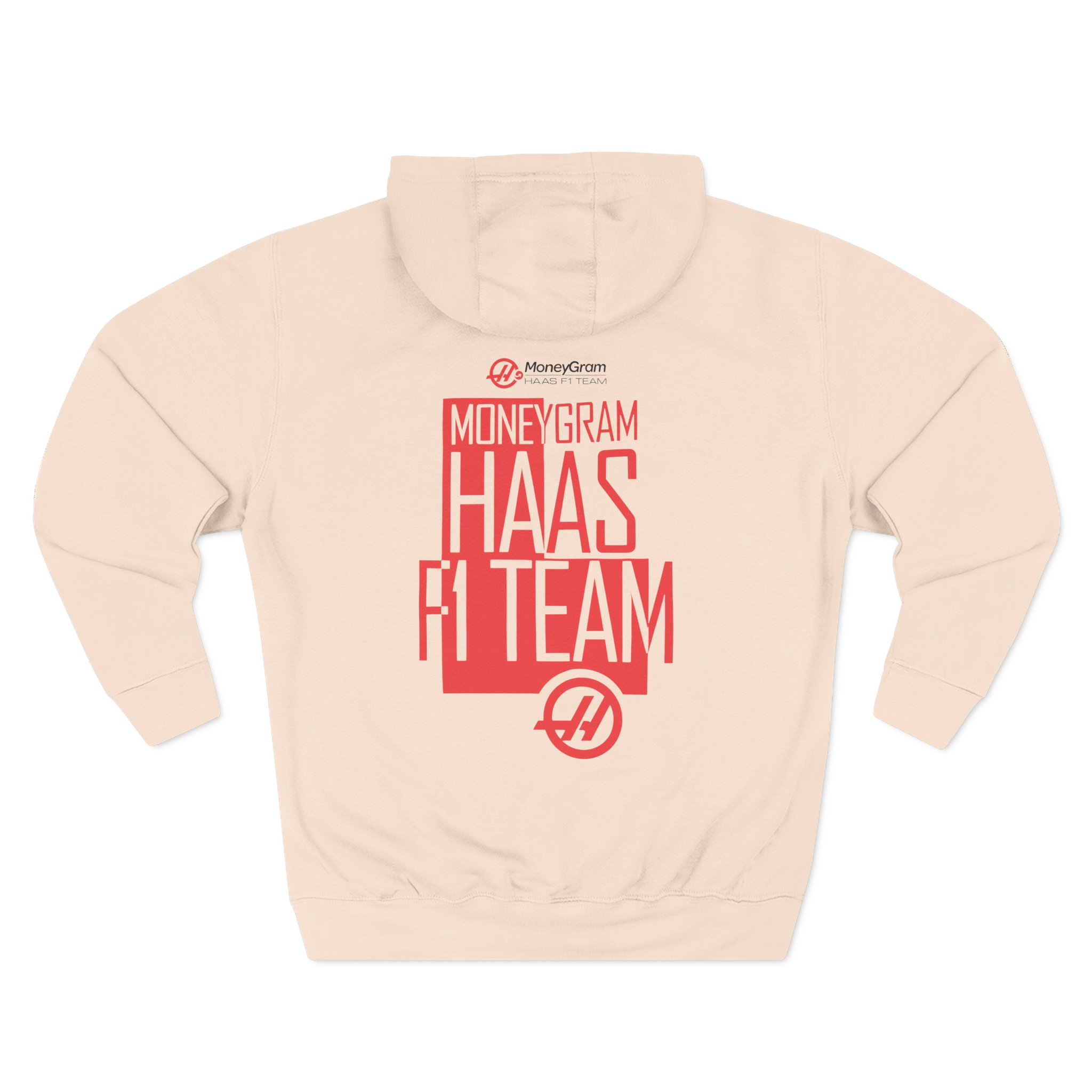 Haas F1 Color Block Three-Panel Fleece Hoodie