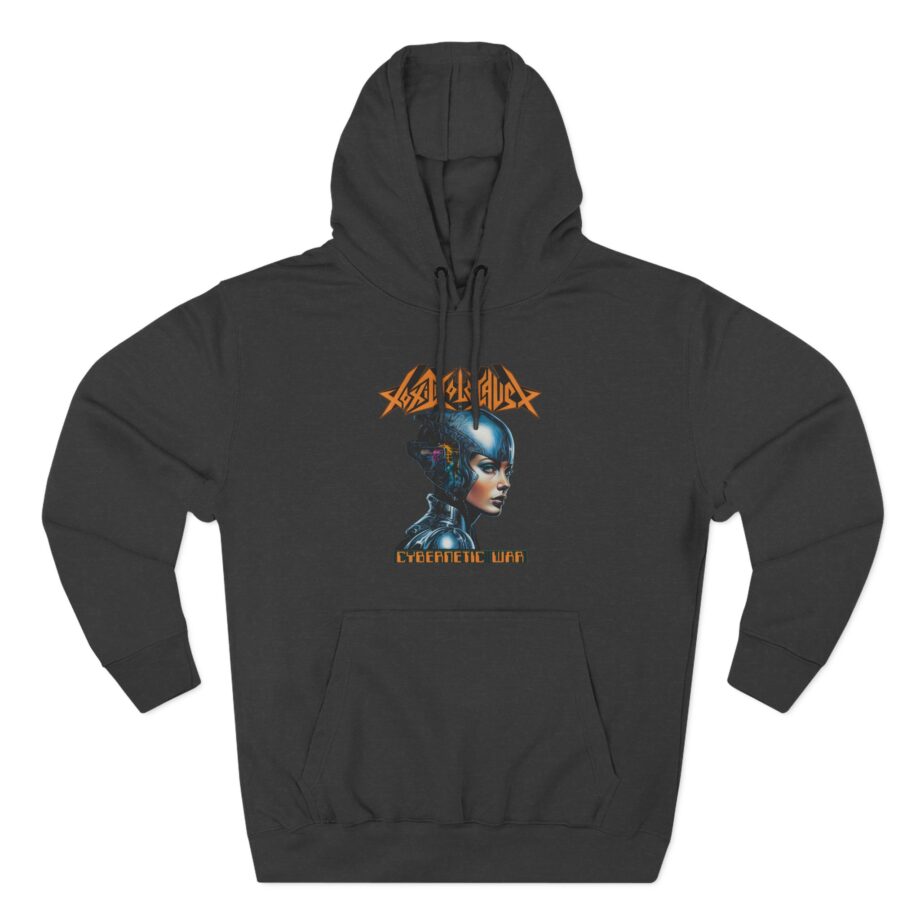 Toxic Holocaust Cybernetic War Three-Panel Fleece Hoodie