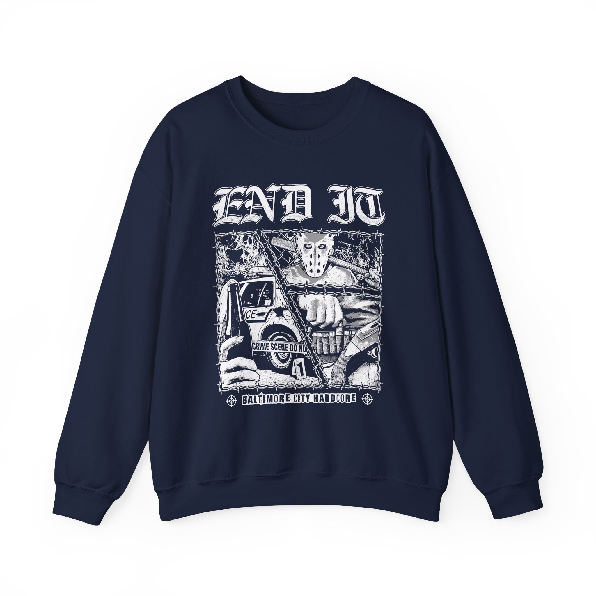 End It Crime Scene Unisex Heavy Blendâ„¢ Crewneck Sweatshirt