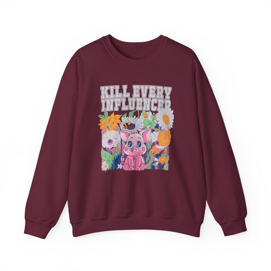 Meatcanyon Kill Every Iuencers Unisex Heavy Blend™ Crewneck Sweatshirt