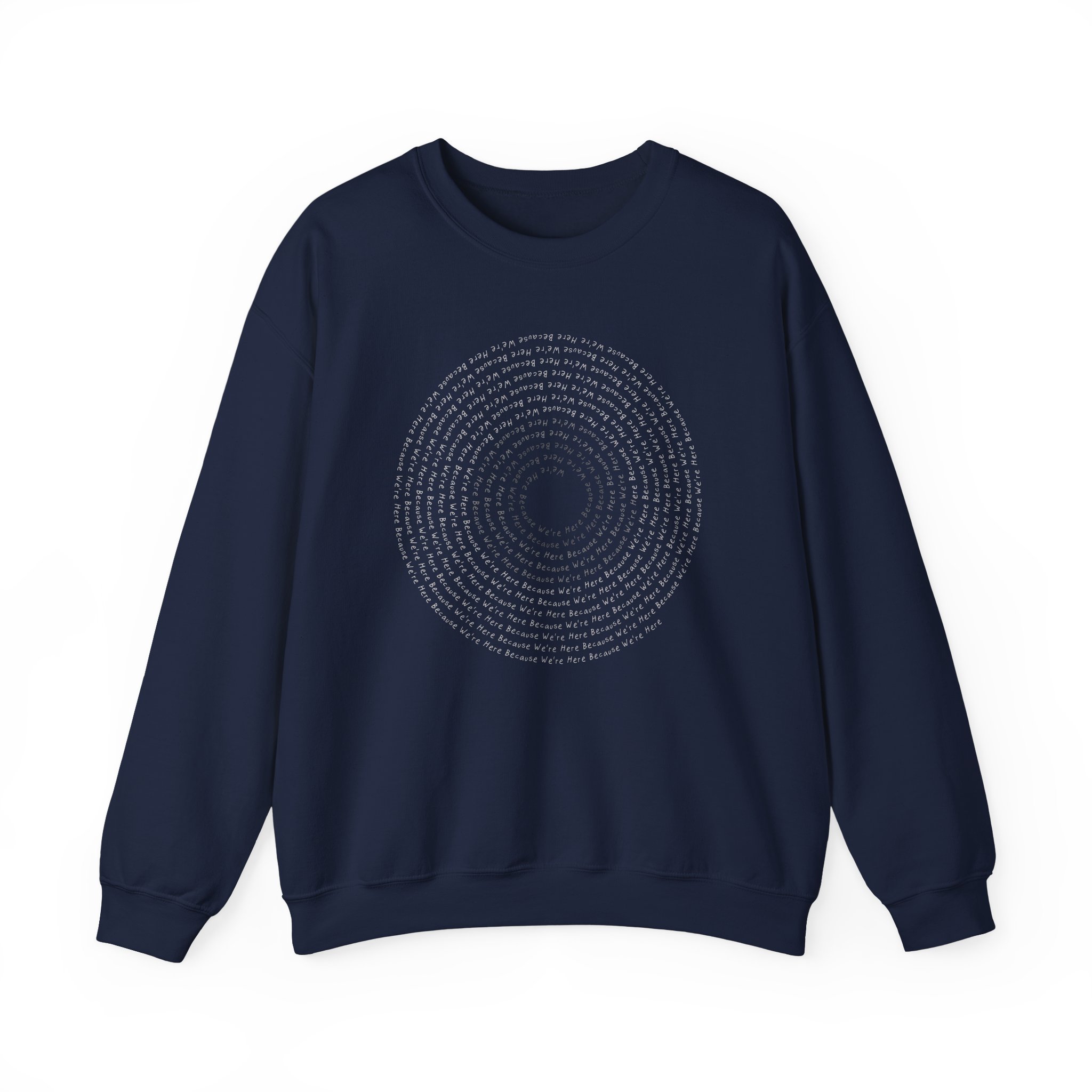 Drawfee We're Here Spiral Unisex Heavy Blendâ„¢ Crewneck Sweatshirt