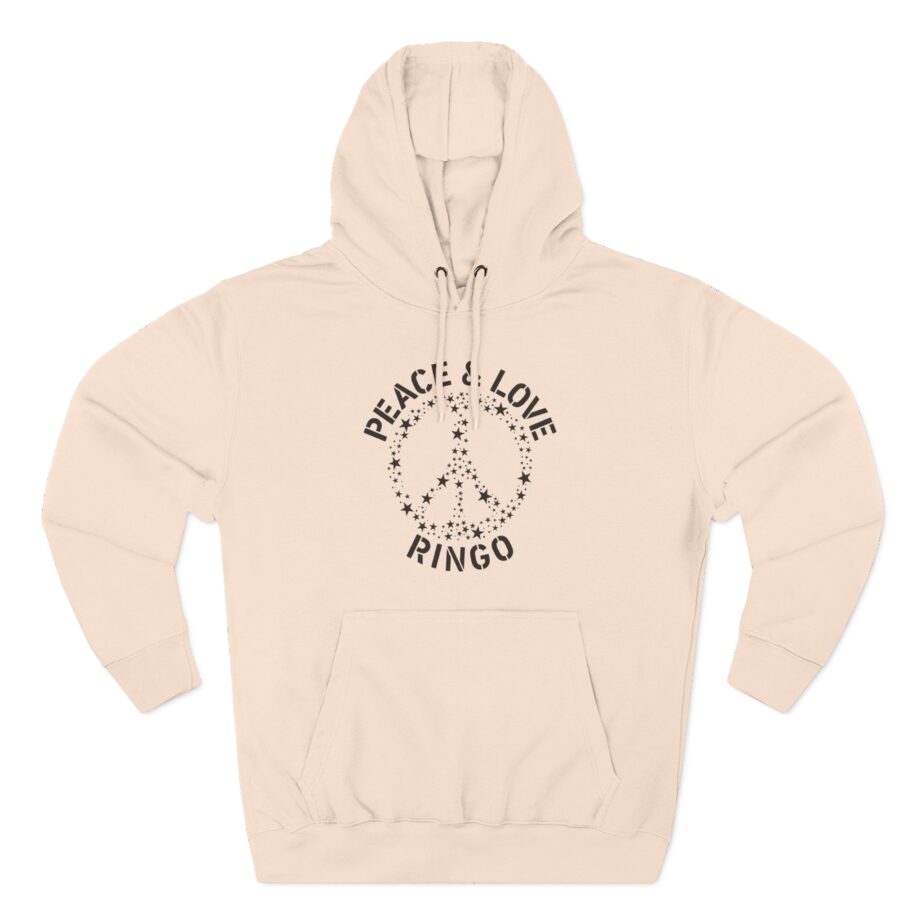 Ringo Starr Peace & Love Three-Panel Fleece Hoodie