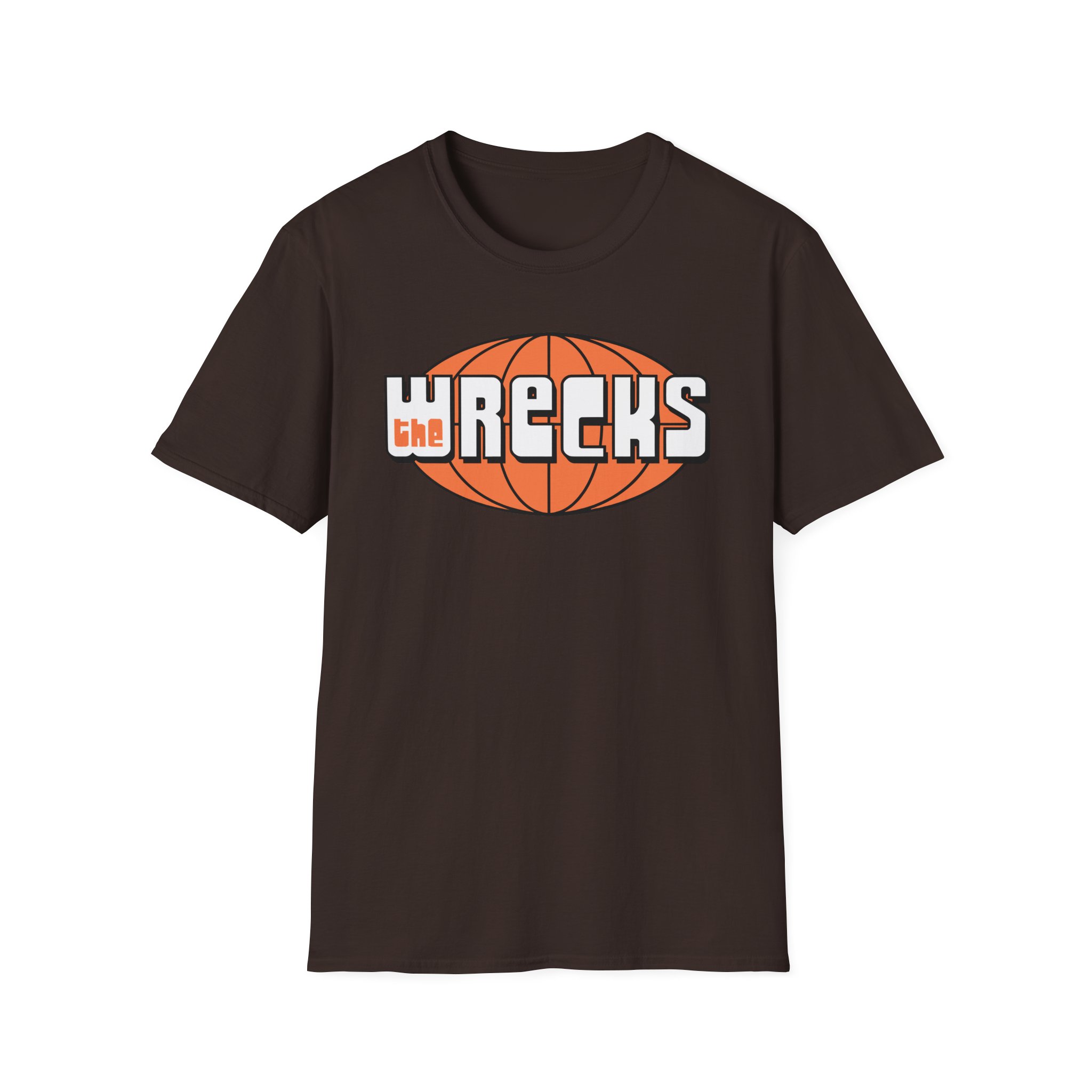 The Wrecks Retro Globe Unisex Softstyle T-Shirt
