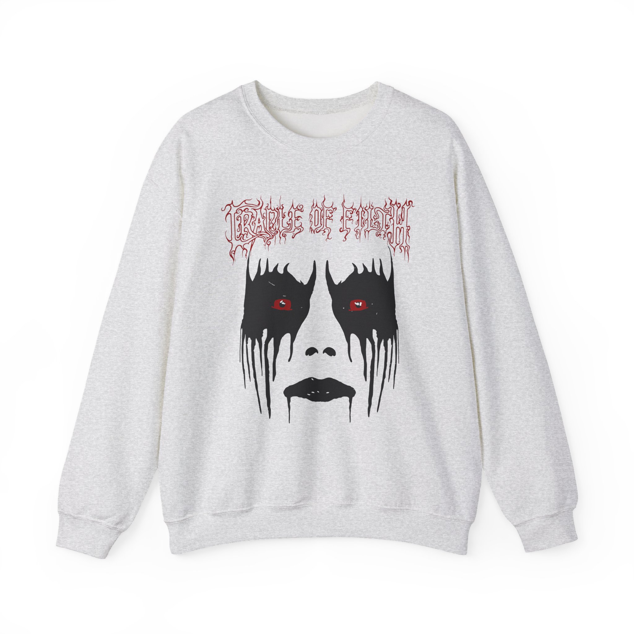 Cradle of Filth Dani Make Up Unisex Heavy Blendâ„¢ Crewneck Sweatshirt