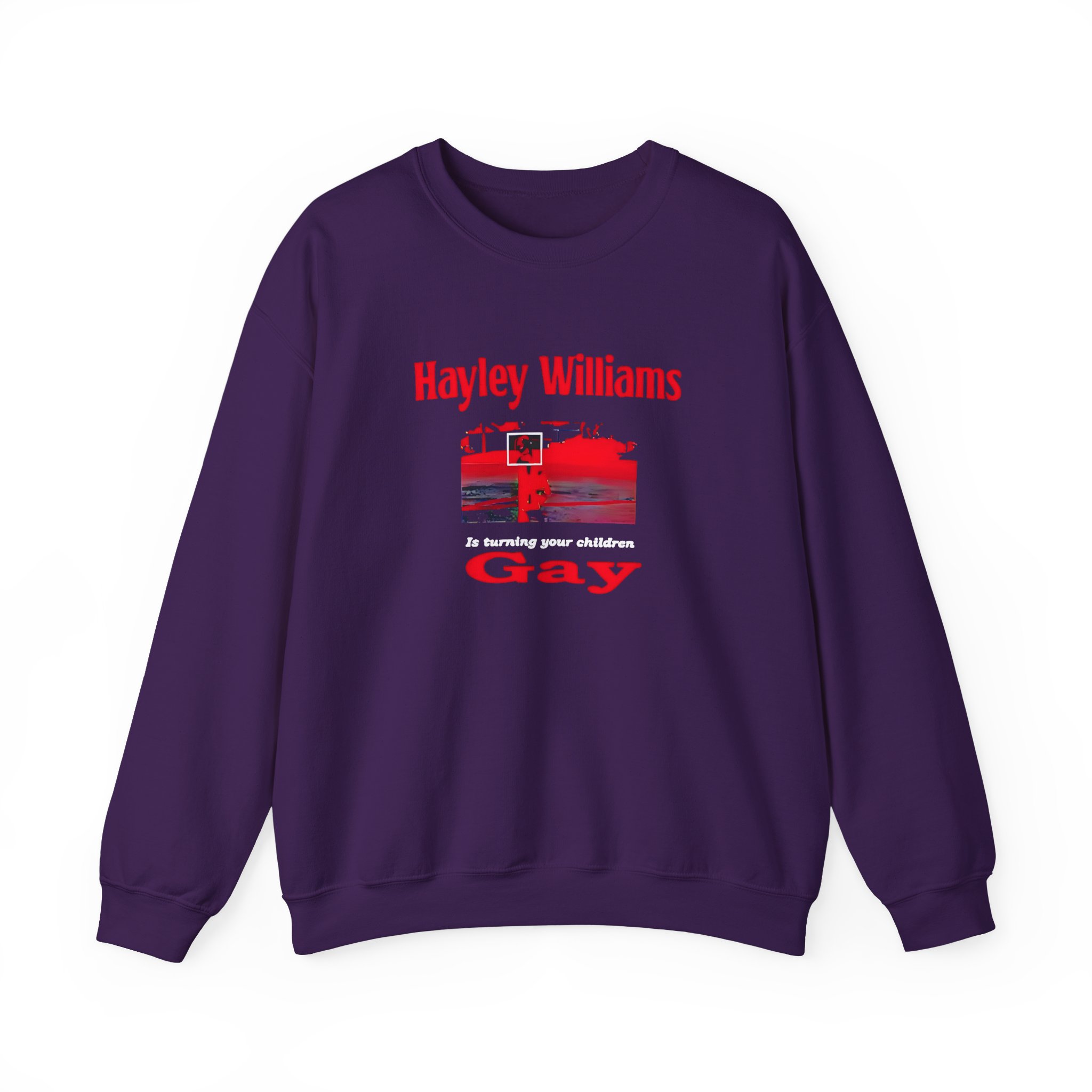 Hayley Williams Turning Your Children Gay Unisex Heavy Blendâ„¢ Crewneck Sweatshirt