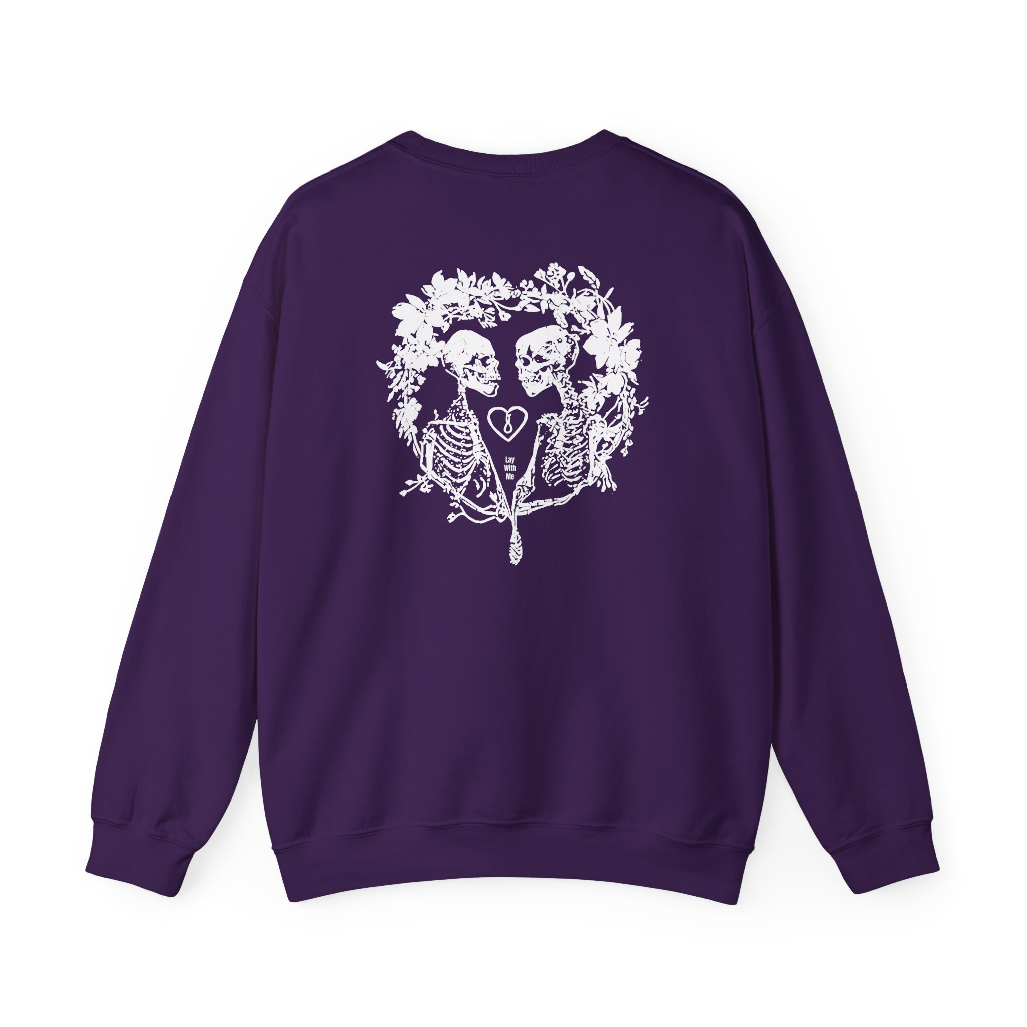 Paleface Lay With Me Flower Unisex Heavy Blendâ„¢ Crewneck Sweatshirt