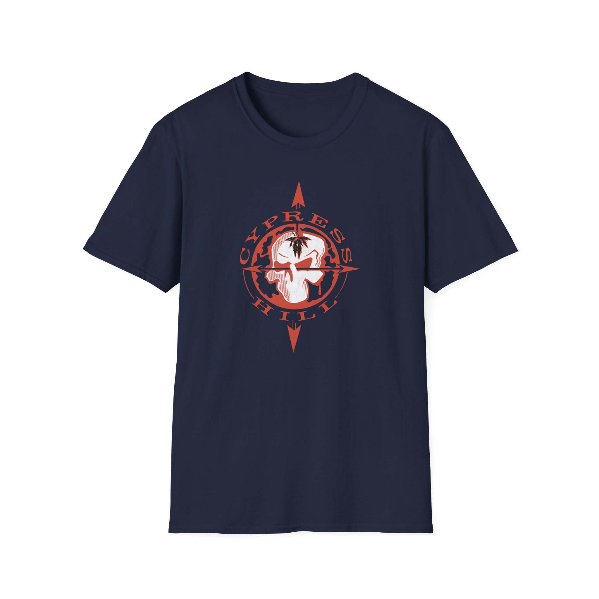 Cypress Hill Skull N Compass Unisex Softstyle T-Shirt