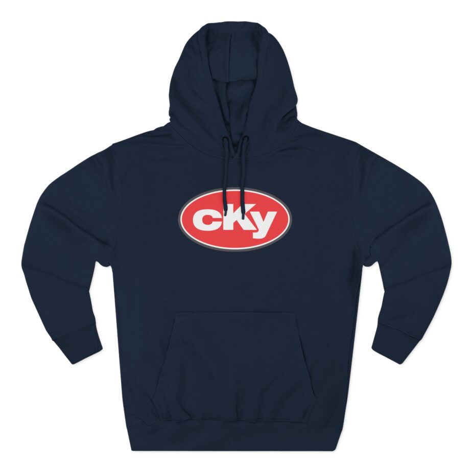 CKY Oval Logo  Three-Panel Fleece Hoodie