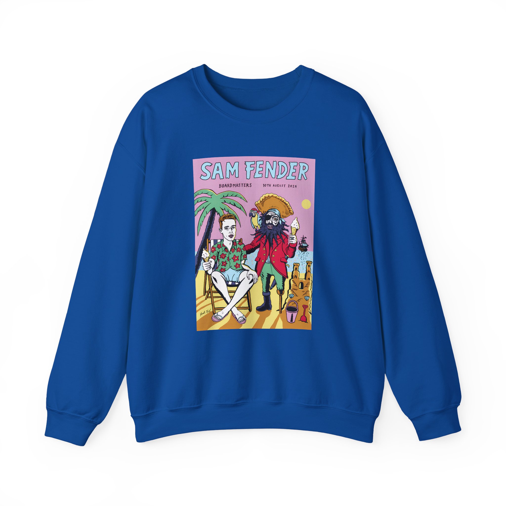 Sam Fender Beach Pirate Unisex Heavy Blendâ„¢ Crewneck Sweatshirt