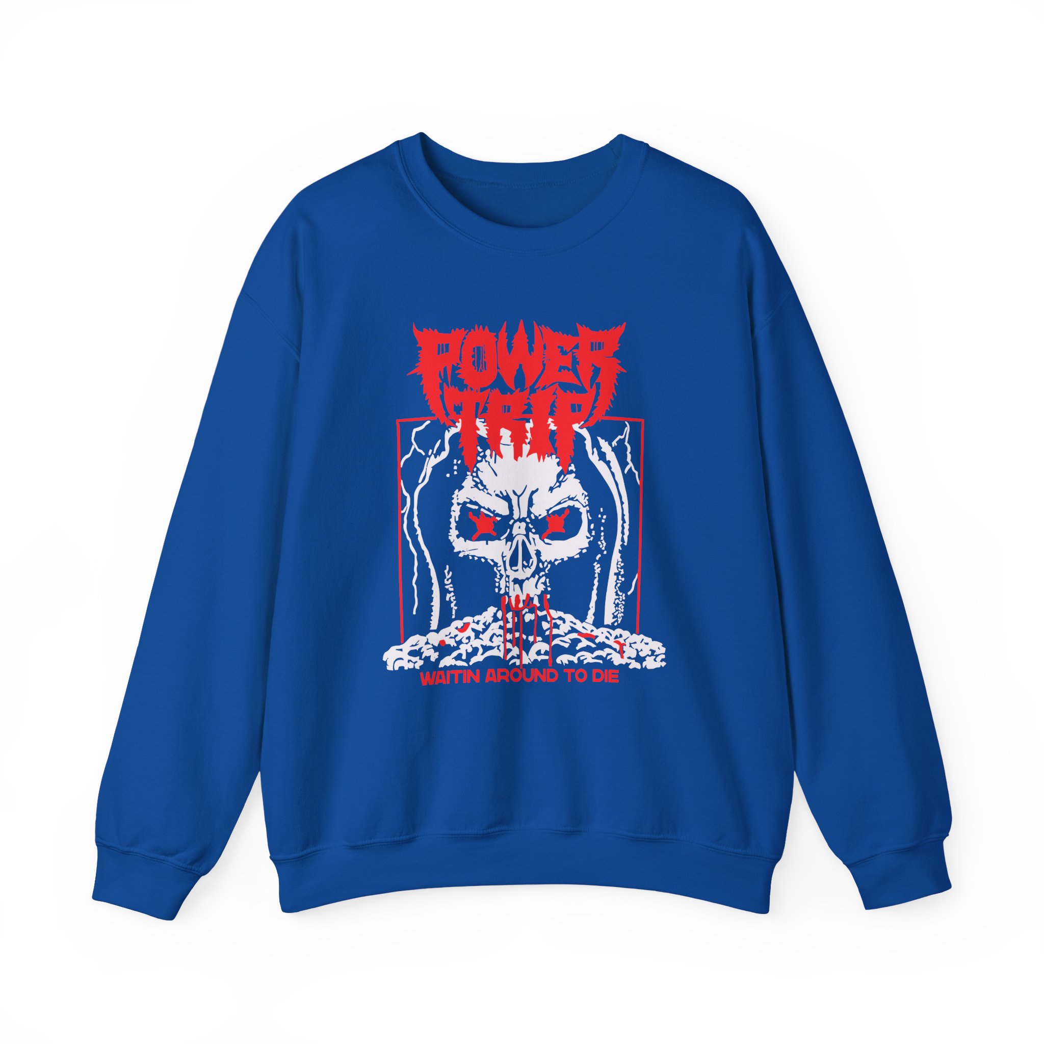 Power Trip Waiting Unisex Heavy Blendâ„¢ Crewneck Sweatshirt