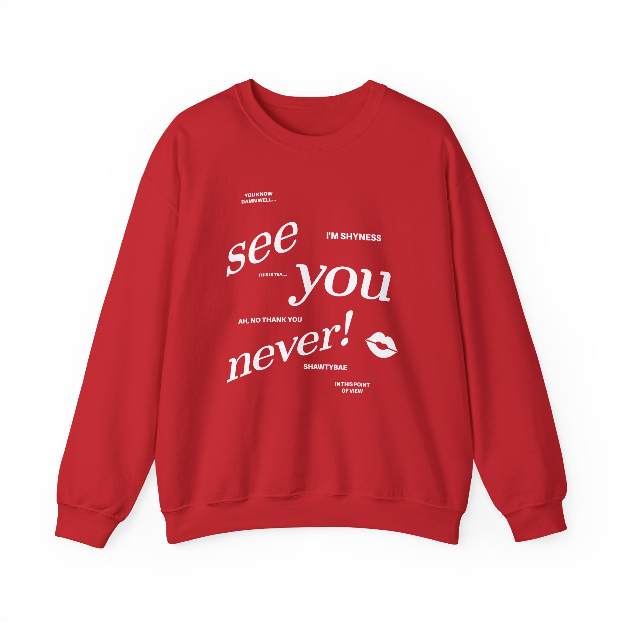 Shawty Bae Diss Gurrr Anniversary Unisex Heavy Blendâ„¢ Crewneck Sweatshirt