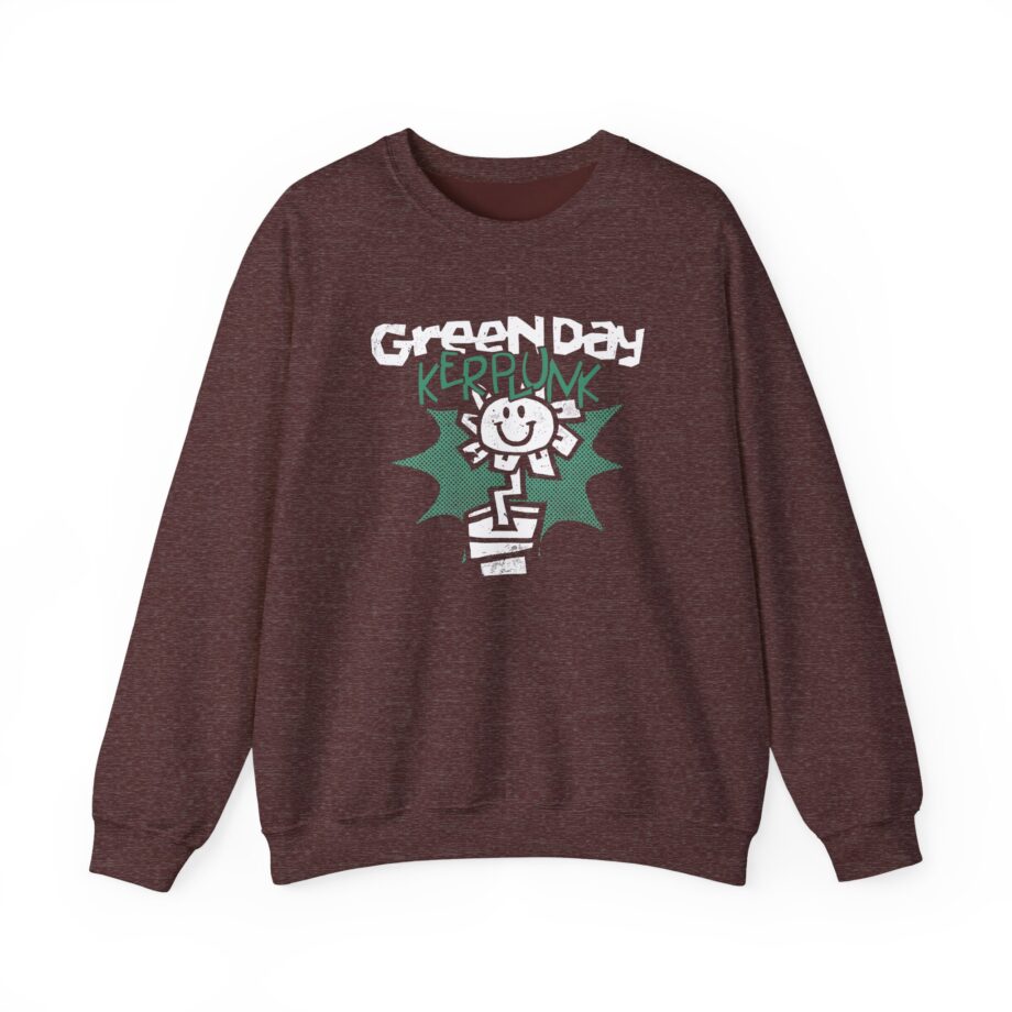 Green Day Kerplunk Vintage Flower Unisex Heavy Blend™ Crewneck Sweatshirt