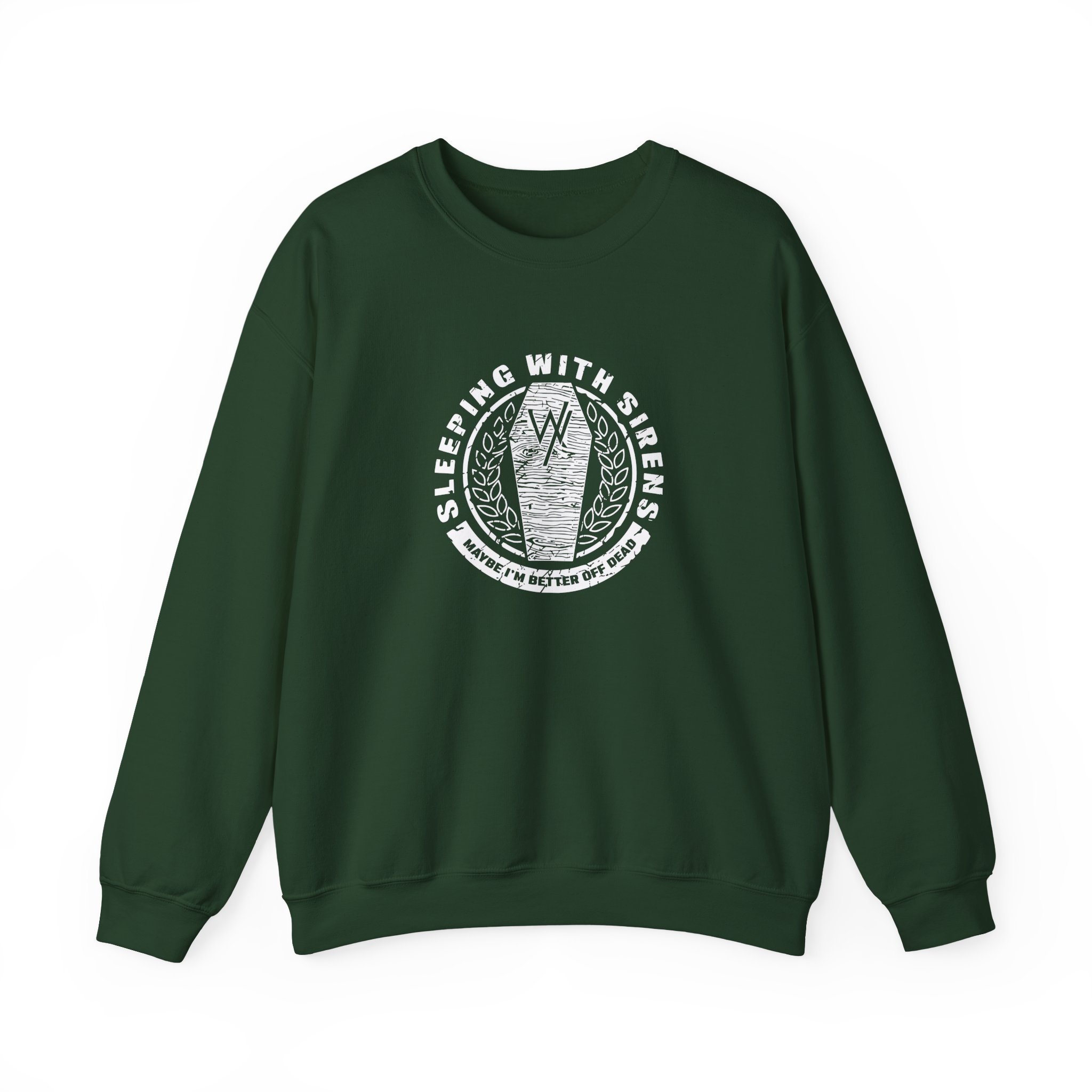 Sleeping With Sirens Coffin Unisex Heavy Blendâ„¢ Crewneck Sweatshirt