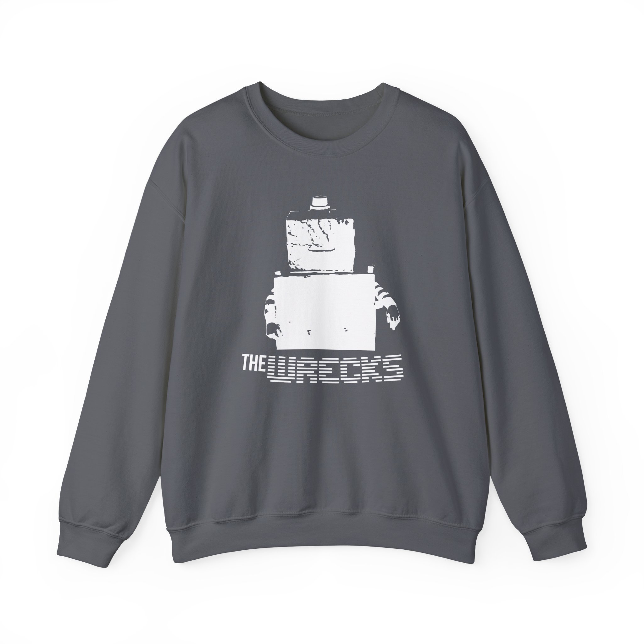 The Wrecks Robot Unisex Heavy Blendâ„¢ Crewneck Sweatshirt