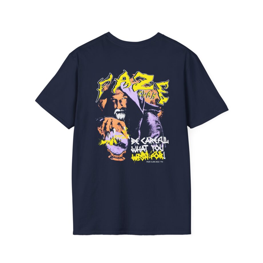 Faze Clan Be Careful What You Wish for Wizard Unisex Softstyle T-Shirt