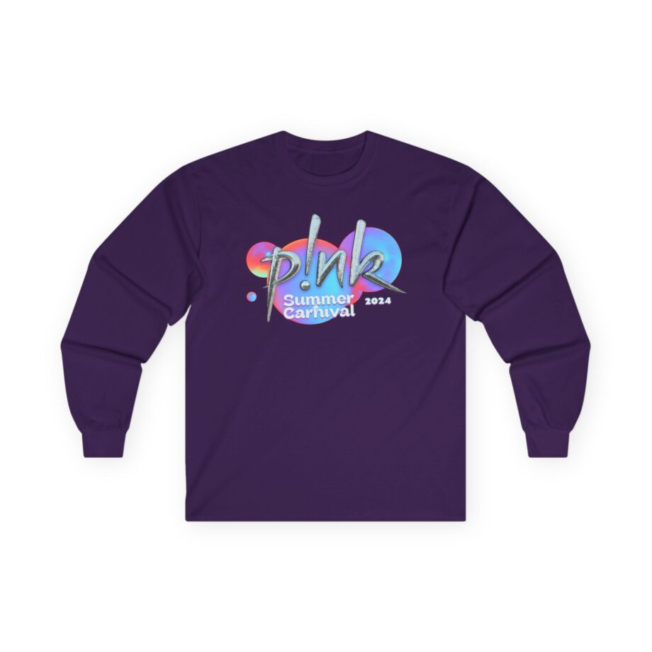 P!nk Split Tie Dye Unisex Ultra Cotton Long Sleeve Tee