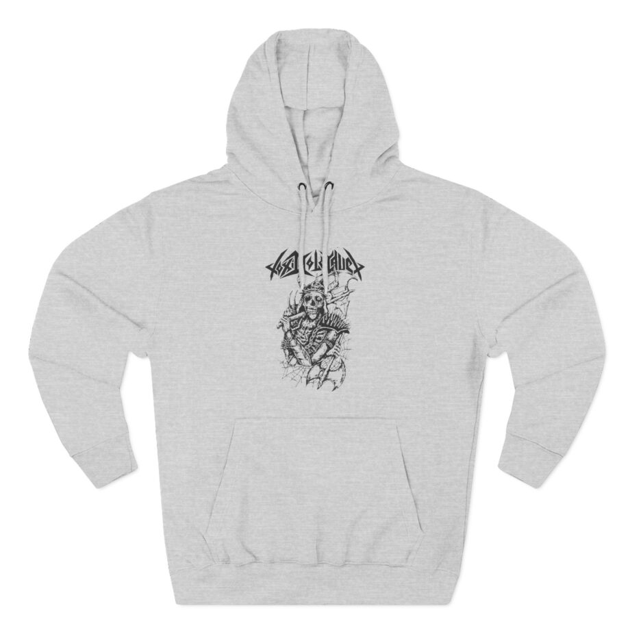Toxic Holocaust Battle Axe Three-Panel Fleece Hoodie