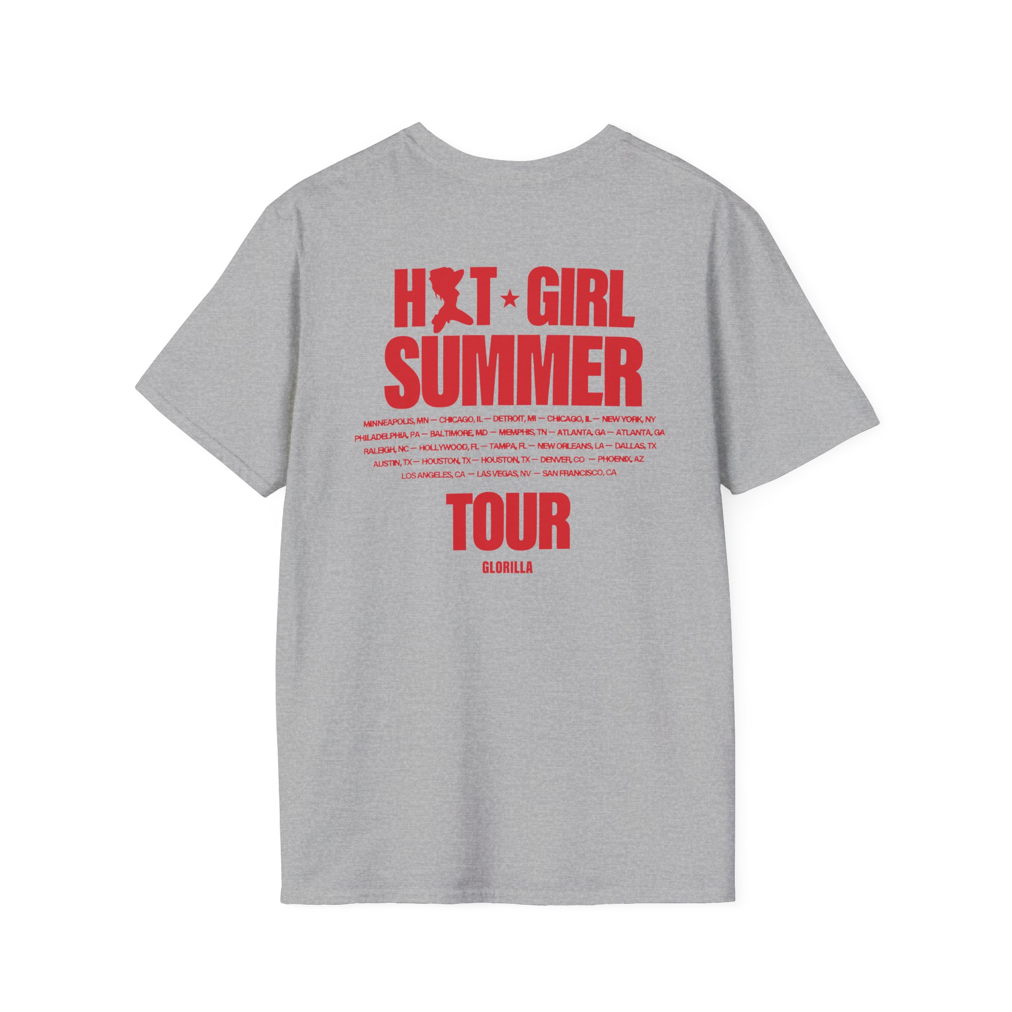 Glorilla Hot Girl Summer Tour Unisex Softstyle T-Shirt