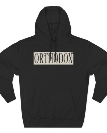 Orthodox Let It Take Its Course Three-Panel Fleece Hoodie