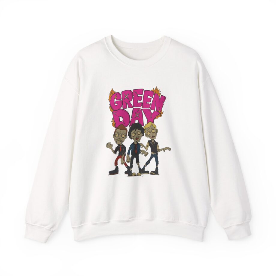 Green Day Walking Green Day Zombie Unisex Heavy Blend™ Crewneck Sweatshirt