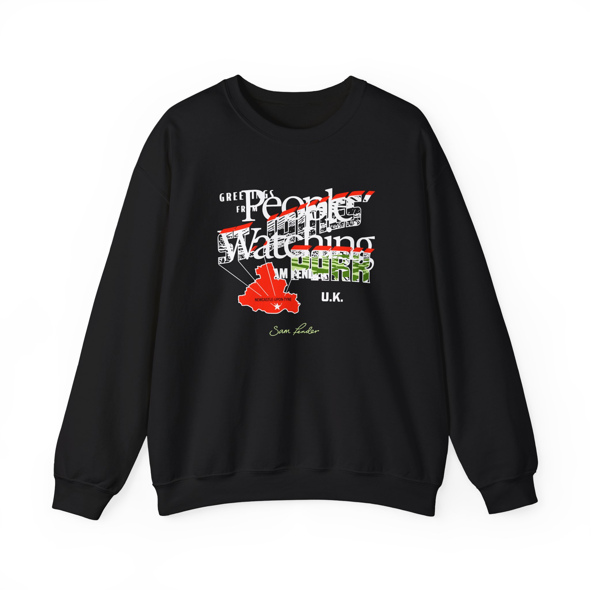 Sam Fender Sjp Tour Unisex Heavy Blendâ„¢ Crewneck Sweatshirt