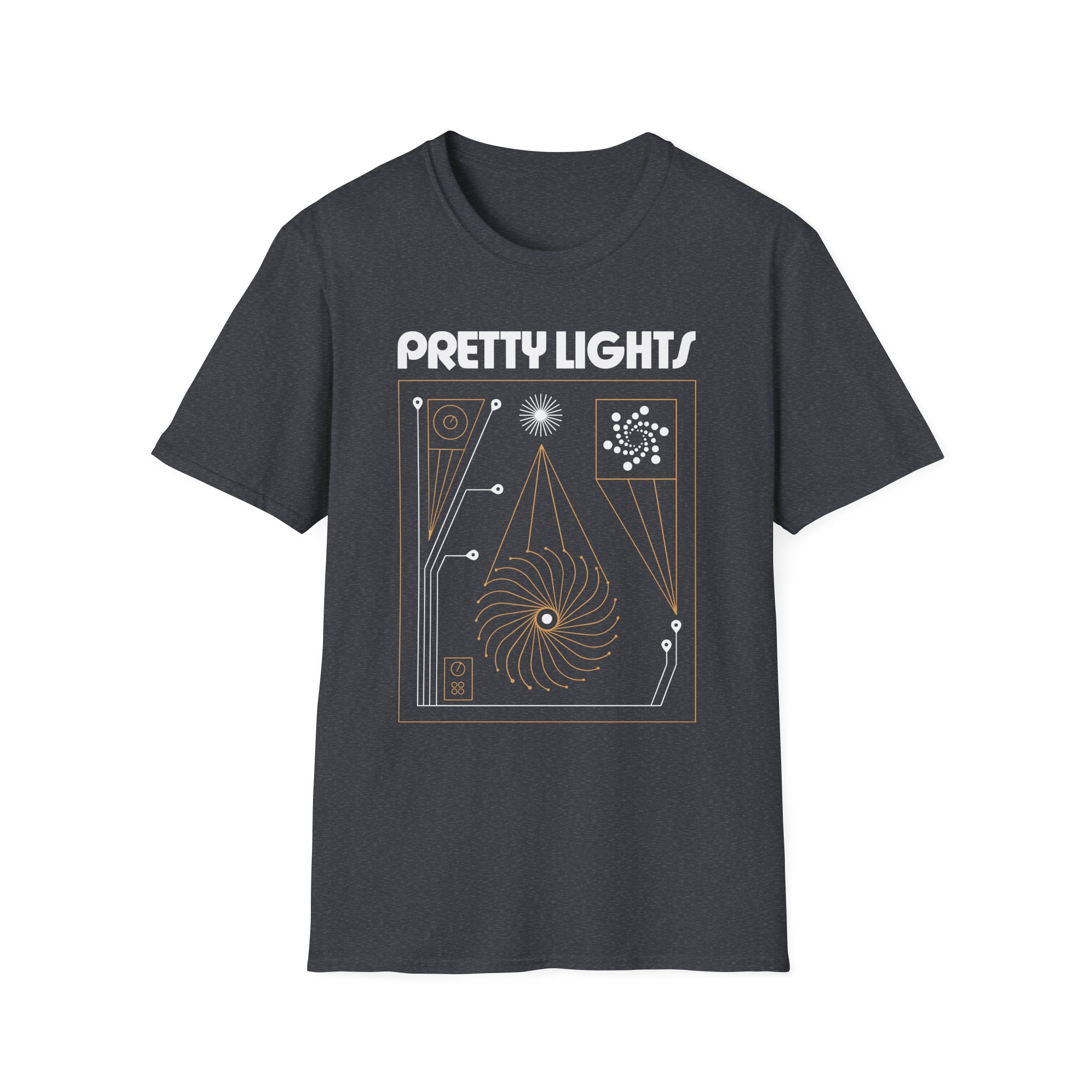 Pretty Lights Swirl Science Unisex Softstyle T-Shirt