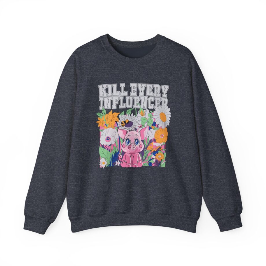 Meatcanyon Kill Every Iuencers Unisex Heavy Blend™ Crewneck Sweatshirt