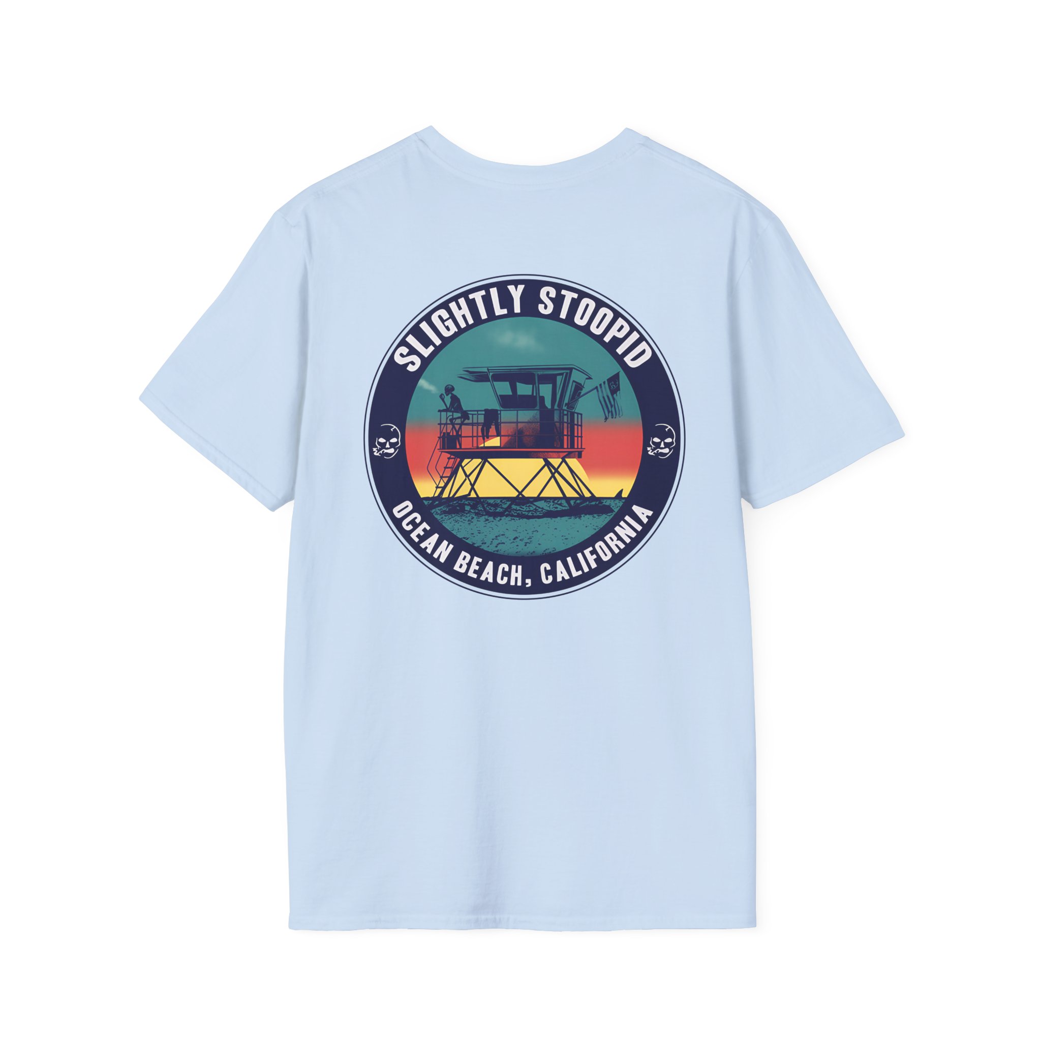 Slightly Stoopid Lifeguard Raglan Unisex Softstyle T-Shirt