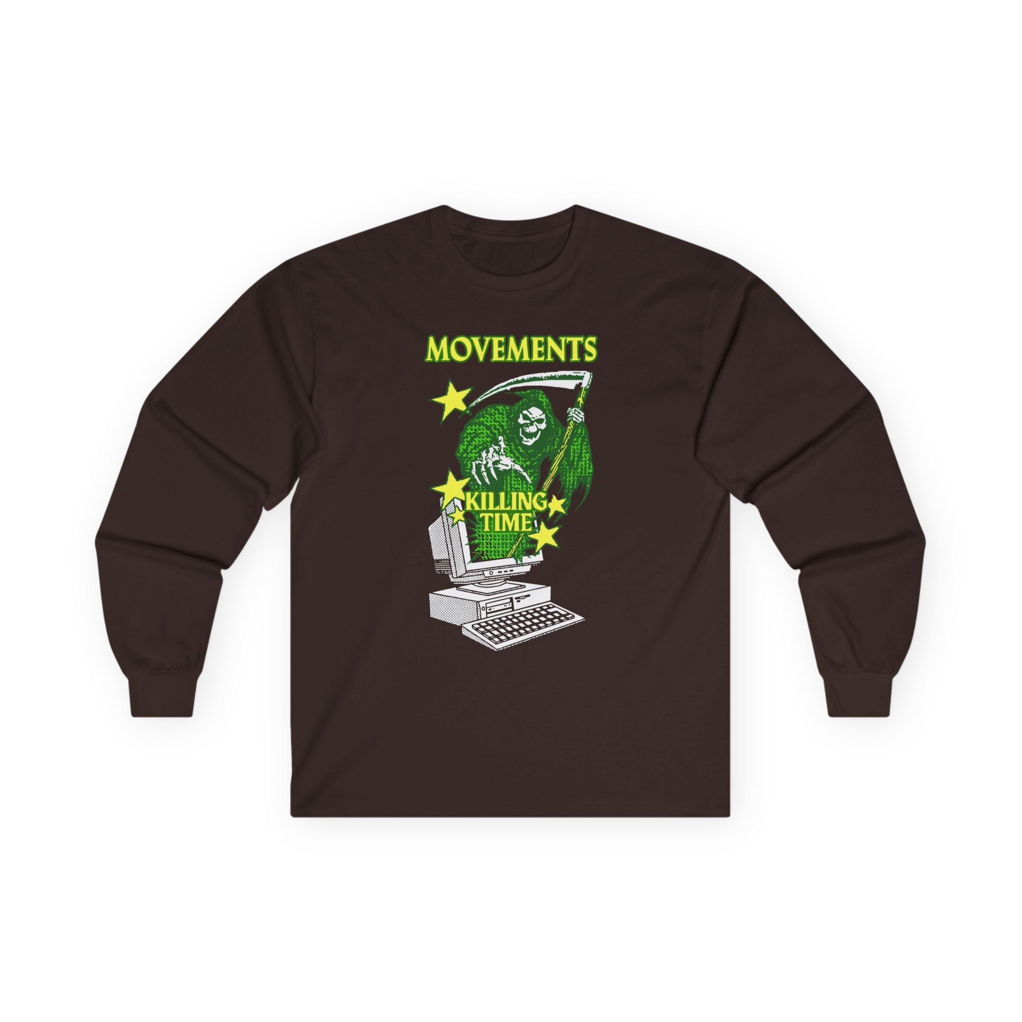 Movements Killing Time Grim Reaper Unisex Ultra Cotton Long Sleeve Tee