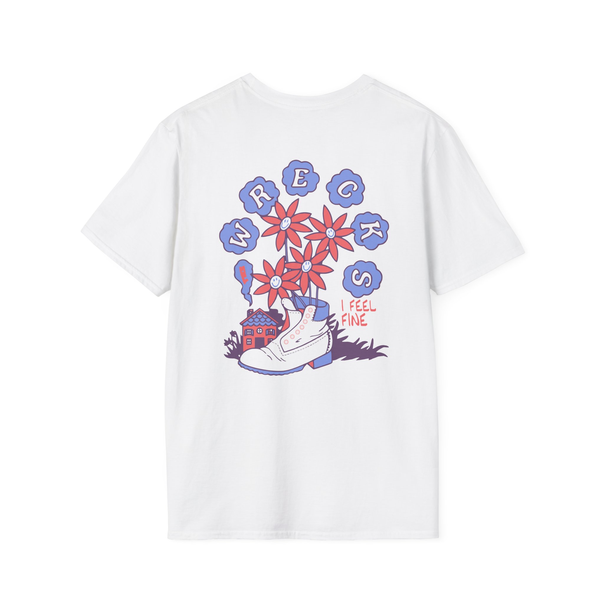 The Wrecks Floral Unisex Softstyle T-Shirt