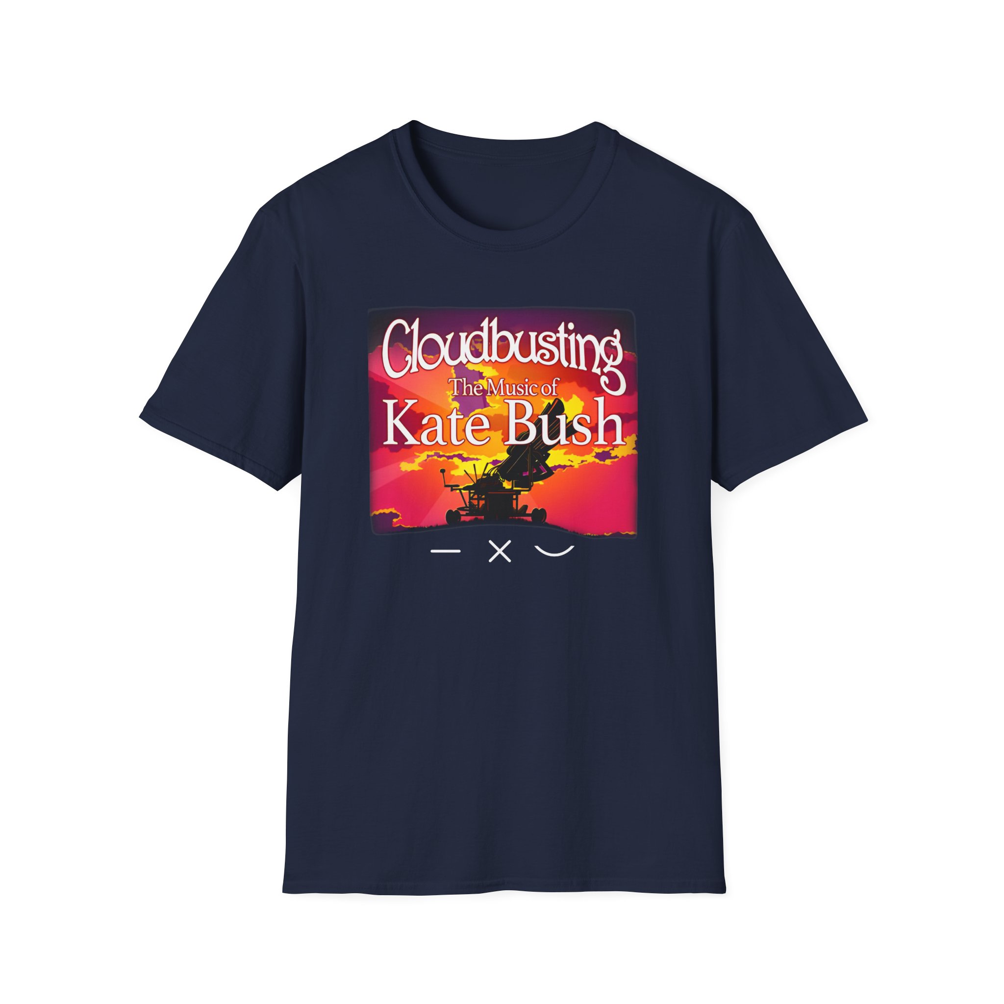 Kate Bush Line Cross Curve Unisex Softstyle T-Shirt