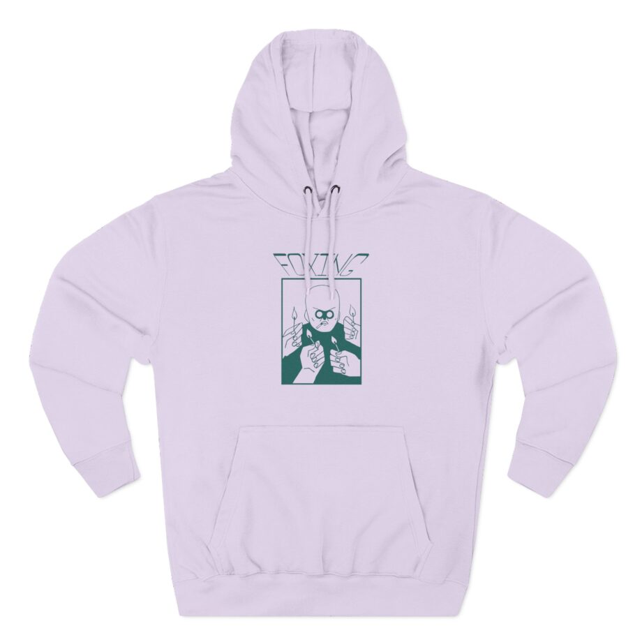 Foxing Cigman Three-Panel Fleece Hoodie