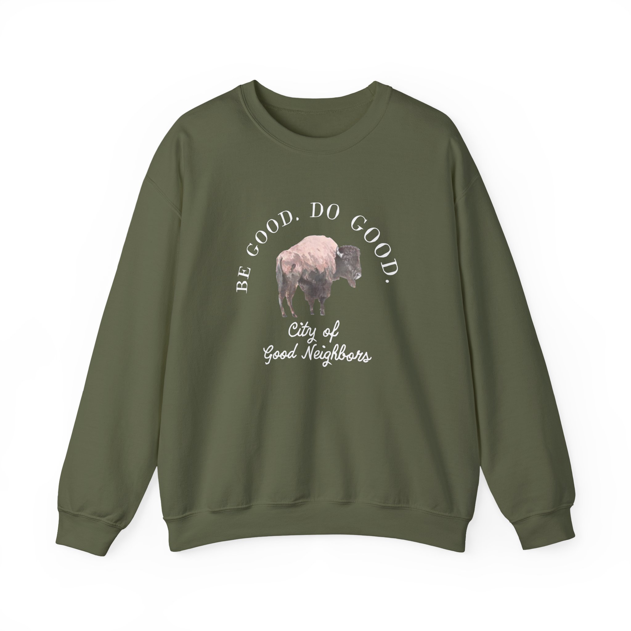 Good Neighbours Be Good. Do Good. Unisex Heavy Blendâ„¢ Crewneck Sweatshirt