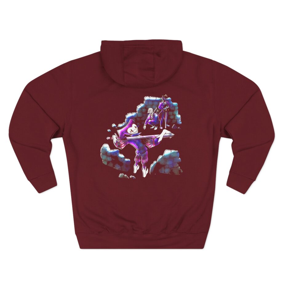 ClownPierce Fort Three-Panel Fleece Hoodie