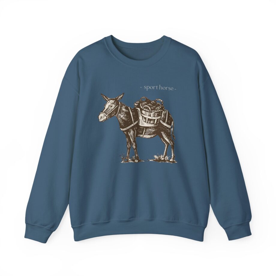 Mumbo Jumbo Sport Horse Unisex Heavy Blend™ Crewneck Sweatshirt