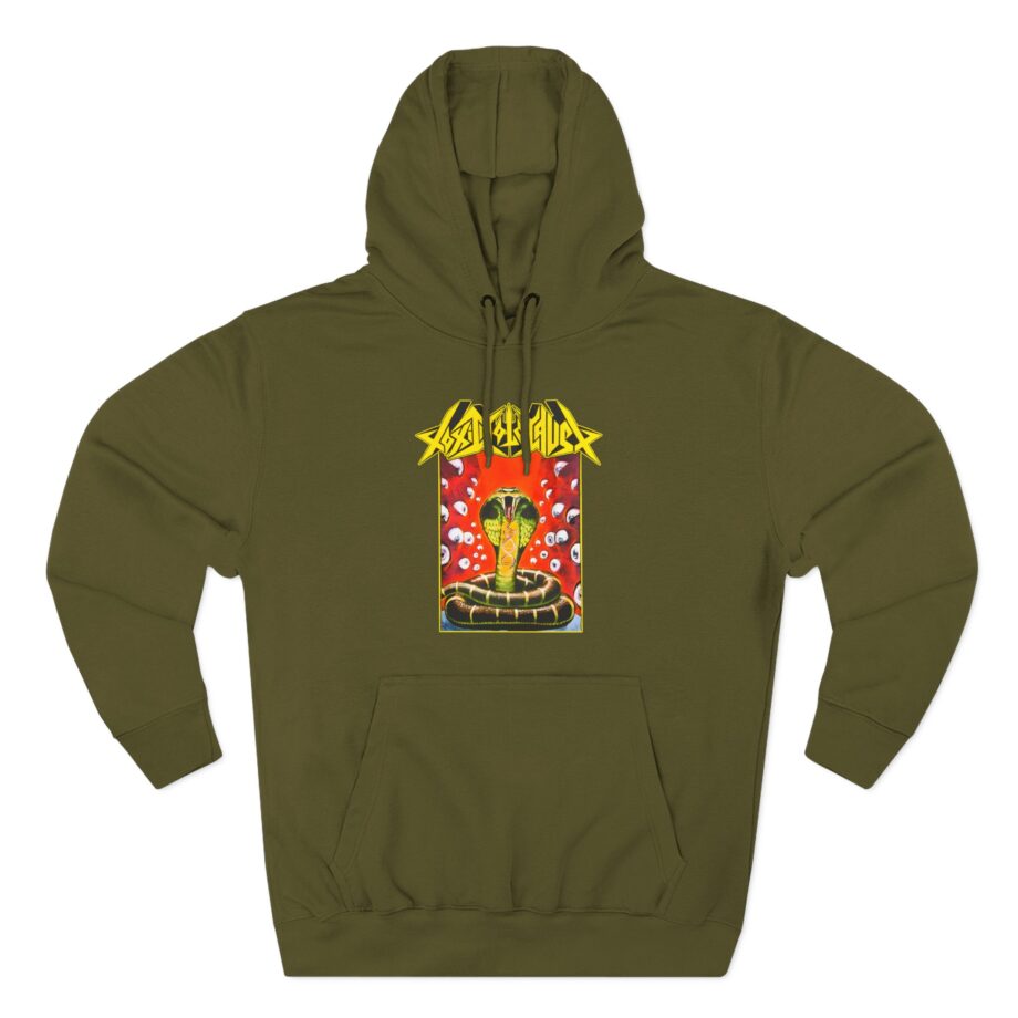 Toxic Holocaust Chemistry of Consciousness Album Art Three-Panel Fleece Hoodie
