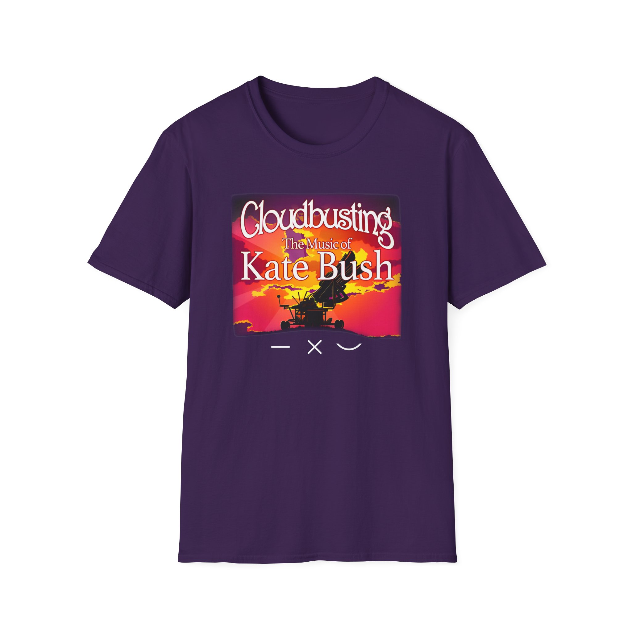 Kate Bush Line Cross Curve Unisex Softstyle T-Shirt