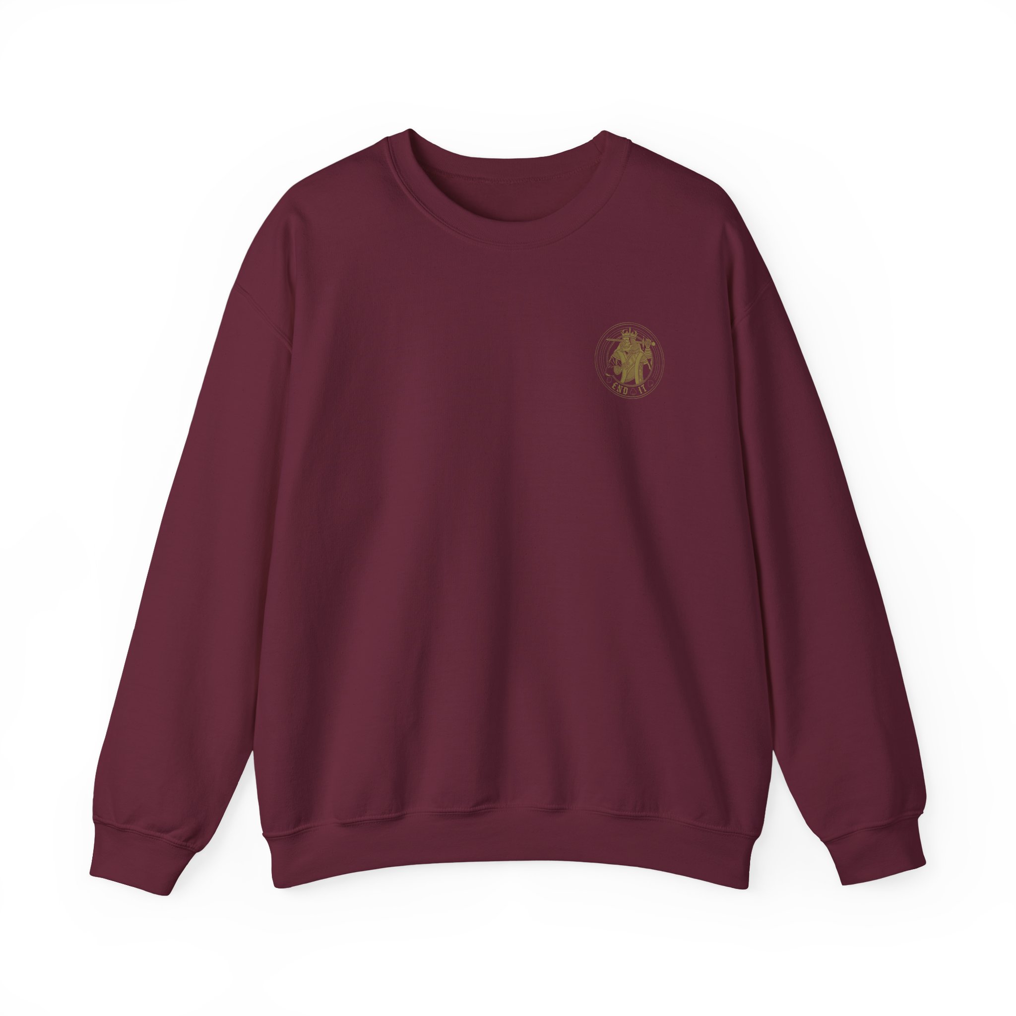 End It King Circle Unisex Heavy Blendâ„¢ Crewneck Sweatshirt